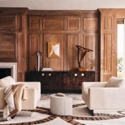 Pitone Handloomed Viscose Ivory Snake Area Rug 9'x12' -Home Furnishings Store CB2FA22 07A Hero 1