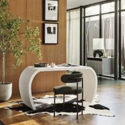 Inesse Boucle Green Dining Chair 17 Inesse Boucle Green Dining Chair -Home Furnishings Store CB2FA22 29A Hero 1