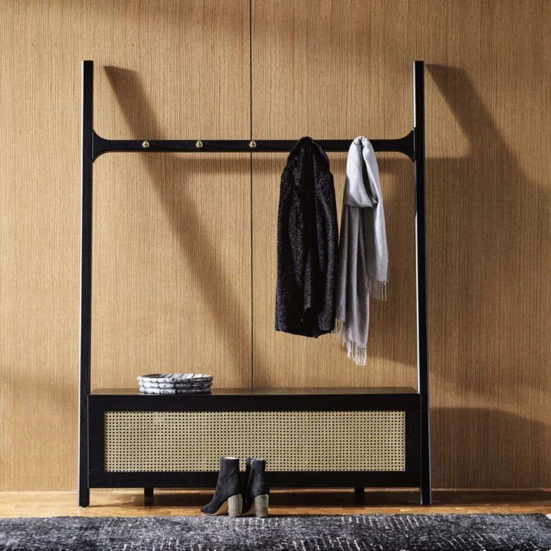 Mahogany Black Hall Tree 4 Mahogany Black Hall Tree - Image 2