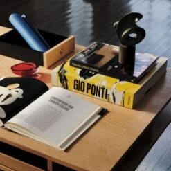 Portofino Cerused White Oak Wood Desk -Home Furnishings Store CB2FA22 FR 09B Hero