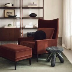 Reve Oval Fluted Green Marble Bowl 23 Reve Oval Fluted Green Marble Bowl -Home Furnishings Store CB2FA23 15A 035 hero