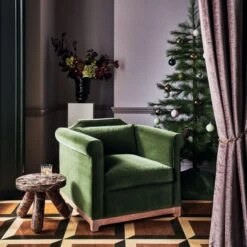 Bolt Polished Brass Chain Curtain Tieback -Home Furnishings Store CB2HOL21 03A heroOC21 1x1