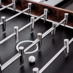 Burl Wood Foosball Table -Home Furnishings Store CB2HOL22 07C 582 detail