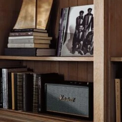 Marshall Stanmore III Black Bluetooth Speaker -Home Furnishings Store CB2HOL22 17A 392 detail