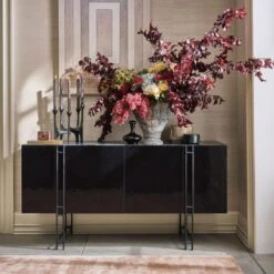Nero Black Marble Credenza -Home Furnishings Store CB2HOL22 27D