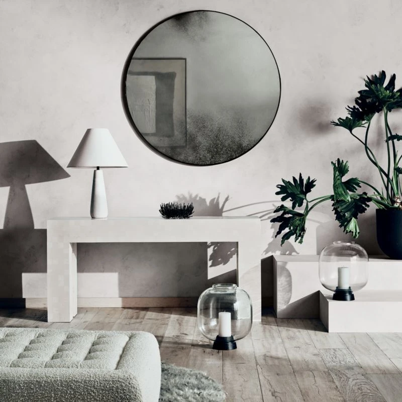 Polar White Cement Table Lamp 6 Polar White Cement Table Lamp - Image 4