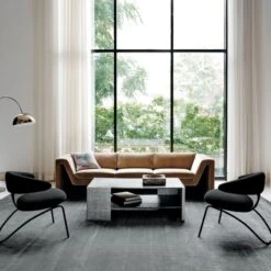 Jett Champagne Arched Floor Lamp 11 Jett Champagne Arched Floor Lamp -Home Furnishings Store CB2SP22 24A