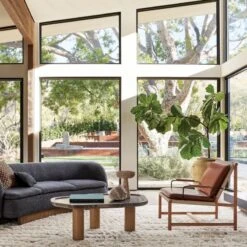 El Verano Travertine Coffee Table -Home Furnishings Store CB2SP22 LF 3A RS chair