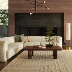 Norte Walnut Wood And Brass Chandelier 15 Norte Walnut Wood And Brass Chandelier -Home Furnishings Store CB2SP22 LF 9A hero