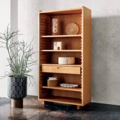 Cojo Travertine Bookends Set Of 2 -Home Furnishings Store CB2SP22 LF PR 04A 1