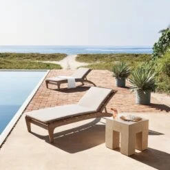 Lodi Woven Outdoor Chaise Lounge With Cushion 10 Lodi Woven Outdoor Chaise Lounge With Cushion -Home Furnishings Store CB2SU22 08A V1