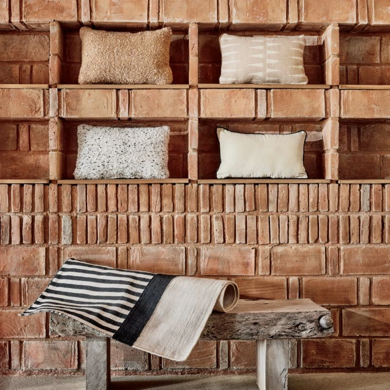 20''x12'' Bronte Recycled Velvet Black And White Outdoor Throw Pillow 9 20''x12'' Bronte Recycled Velvet Black And White Outdoor Throw Pillow - Image 7