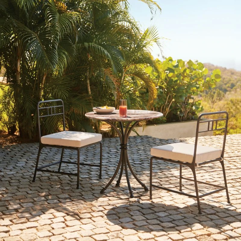 Canova Cast Metal Outdoor Bistro Set 4 Canova Cast Metal Outdoor Bistro Set - Image 2
