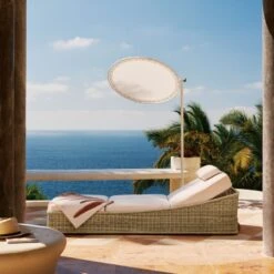 Gato Organic Cotton Tiger Print Beach Towel -Home Furnishings Store CB2SU23 RC 06C HERO