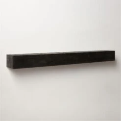 Caia Black Mantel Shelf 60" -Home Furnishings Store CaiaBlkMantelLedge60inAV2SHS21