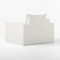 Camden White Lounge Chair -Home Furnishings Store CamdenWhiteChair3QBSSF21