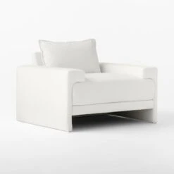 Camden White Lounge Chair -Home Furnishings Store CamdenWhiteChair3QSSF21