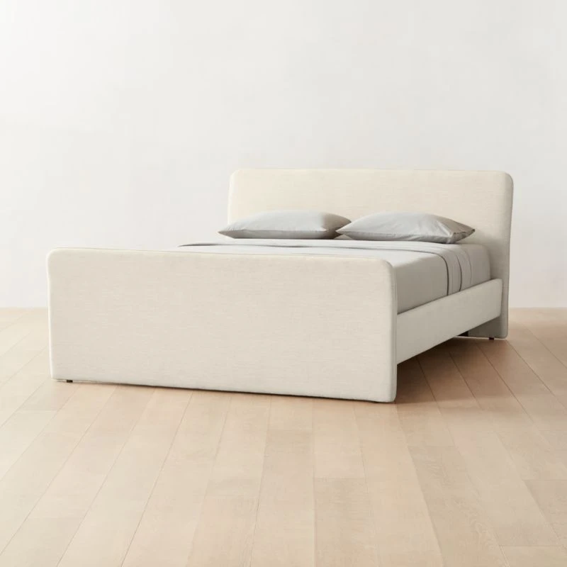 Camerano Cream Upholstered Queen Bed 4 Camerano Cream Upholstered Queen Bed - Image 2