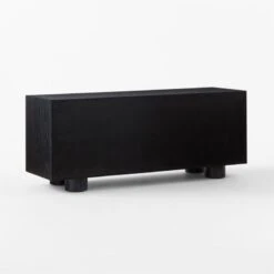 Cantar 4-Drawer Cerused Black Oak Dresser -Home Furnishings Store CantarCrsdOakLowDresser3QBSSS23