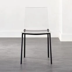 Chiaro Clear Chair Black