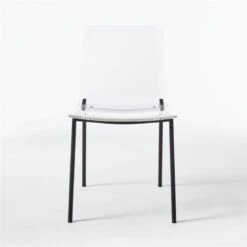 Chiaro Clear Chair Black -Home Furnishings Store ChiaroBlackChairSOF20