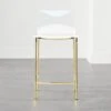 Chiaro Clear Counter Stool Gold -Home Furnishings Store ChiaroCounterStl24inGoldSHF19 1x1