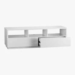 Chill High-Gloss White Media Console 60'' -Home Furnishings Store ChillMediaConsoleAV2F10
