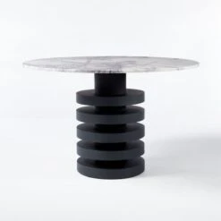 Column And Pillar Outdoor Dining Table Cover 12 Column And Pillar Outdoor Dining Table Cover -Home Furnishings Store ColumnBlackDiningTableSOSSS21