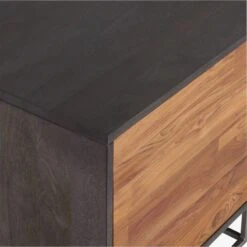 Congo Wood Media Console 56'' -Home Furnishings Store CongoMediaCredenzaAV2S16