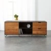 Congo Wood Media Console 65'' 1 Congo Wood Media Console 65'' -Home Furnishings Store CongoMediaCredenzaLargeSHS17 1x1