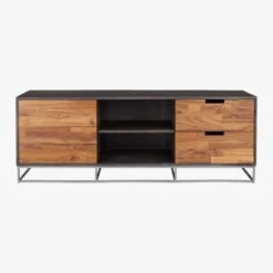 Congo Wood Media Console 56'' -Home Furnishings Store CongoMediaCredenzaS16