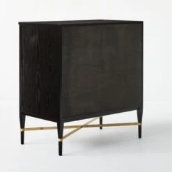 Connoisseur 5-Drawer Black Oak Wood Dresser Model 1003 -Home Furnishings Store ConnoisseurDresser3QBSSS21