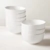 Contact White Soup Bowl Set Of 8 -Home Furnishings Store ContactWhtBowlS8SHS22