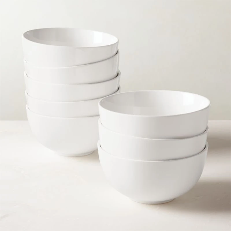 Contact White Soup Bowl Set Of 8 3 Contact White Soup Bowl Set Of 8