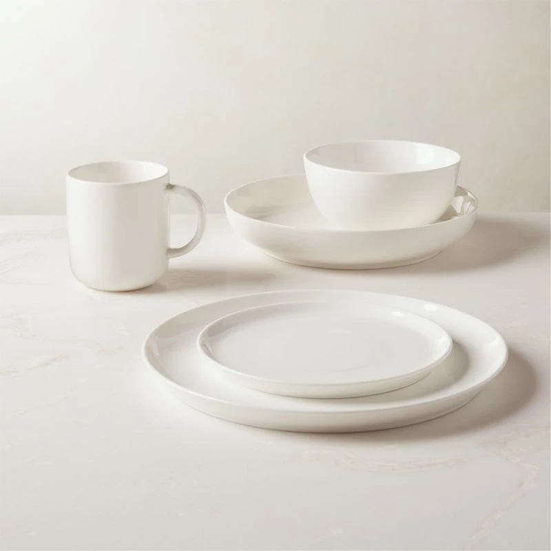 Contact White Soup Bowl Set Of 8 4 Contact White Soup Bowl Set Of 8 - Image 2