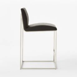 Coop Black Leather Counter Stool Set Of 2 -Home Furnishings Store CoopBkLthrCounterStoolSDSSF22