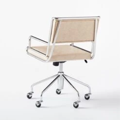 Court Pearl Vegan Leather Office Chair -Home Furnishings Store CourtOfficeChair3QBSSS21