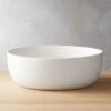 Crisp Matte White Serving Bowl -Home Furnishings Store CrispMatteWhiteSrvngBowlSHS18