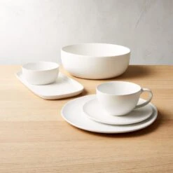 Crisp Matte White Dinner Plate Set Of 8 -Home Furnishings Store CrispMatteWhtDnnrwrSetFHS19