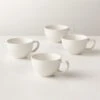 Crisp Matte White Espresso Cup Set Of 4 -Home Furnishings Store CrispMttWhiteEsprssCupsS4SHF22
