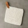 Crochet White Pot Holder 2 Crochet White Pot Holder -Home Furnishings Store CrochetPotHolderSHS19