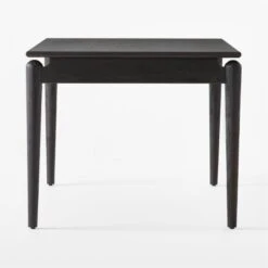 Crowley Black Wood Dining Table -Home Furnishings Store CrowleyTpdLegDiningTableSDSSS23