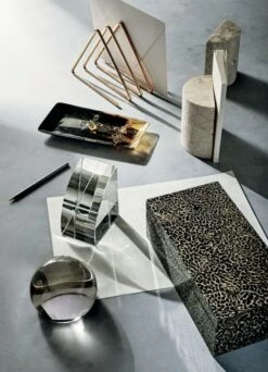 Column Marble Bookends Set Of 2 -Home Furnishings Store CrystalDomeMagnifierJN20