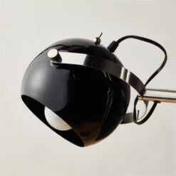 Daltrey Black Metal Floor Lamp -Home Furnishings Store DaltreyBlackFloorLampAVSHS23