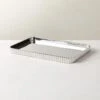 Danilo Pleated Stainless Steel Letter Tray 1 Danilo Pleated Stainless Steel Letter Tray -Home Furnishings Store DaniloSSPltdLetterTraySHS23