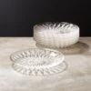 Daphne Glass Appetizer Plate Set Of 8 -Home Furnishings Store DaphneGlassAppPlateS8SHS18