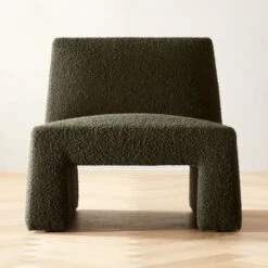 Dario Green Boucle Accent Chair