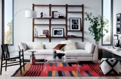 Walnut Modular Triple Shelf 88" -Home Furnishings Store Decker2PieceSectionalJL19