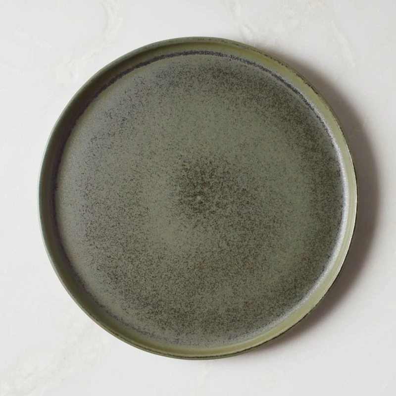 Drift Green Dinner Plate With Reactive Glaze 3 Drift Green Dinner Plate With Reactive Glaze