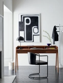 Chelsea Cement Wastebasket -Home Furnishings Store DrommenDeskCleoBlackJN20 1